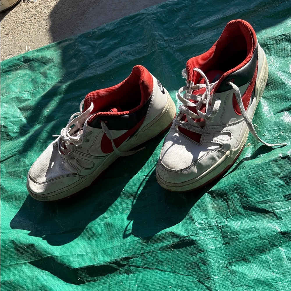 Red and White Size 12 Men’s Nike Shoe